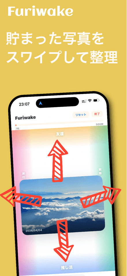 写真管理アプリ Furiwake