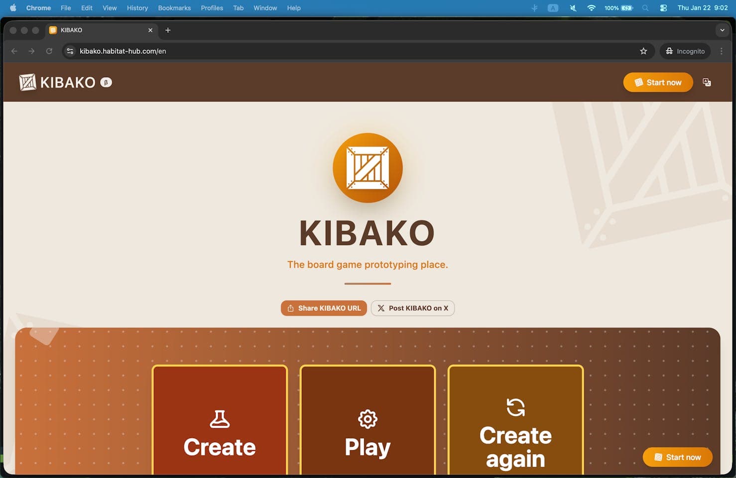 オンラインボドゲ試作KIBAKO